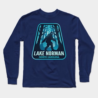 Lake Norman NC Bigfoot Long Sleeve T-Shirt